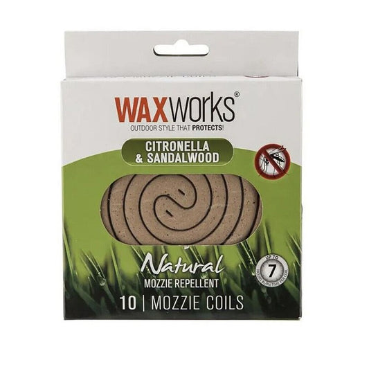 Waxworks Citronella and Sandalwood Mozzie Coils-image-1