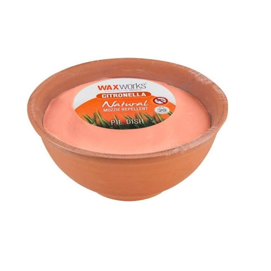 Waxworks Terracotta Pie Dish 15cm - Peach-image-1