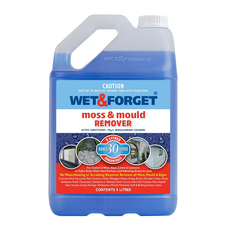 Wet & Forget Concentrate Moss & Mould Remover 5 Litres-image-1