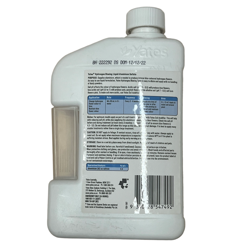 Yates 500mL Hydrangea Blueing Liquid Aluminium Sulphate 500mL-image-2