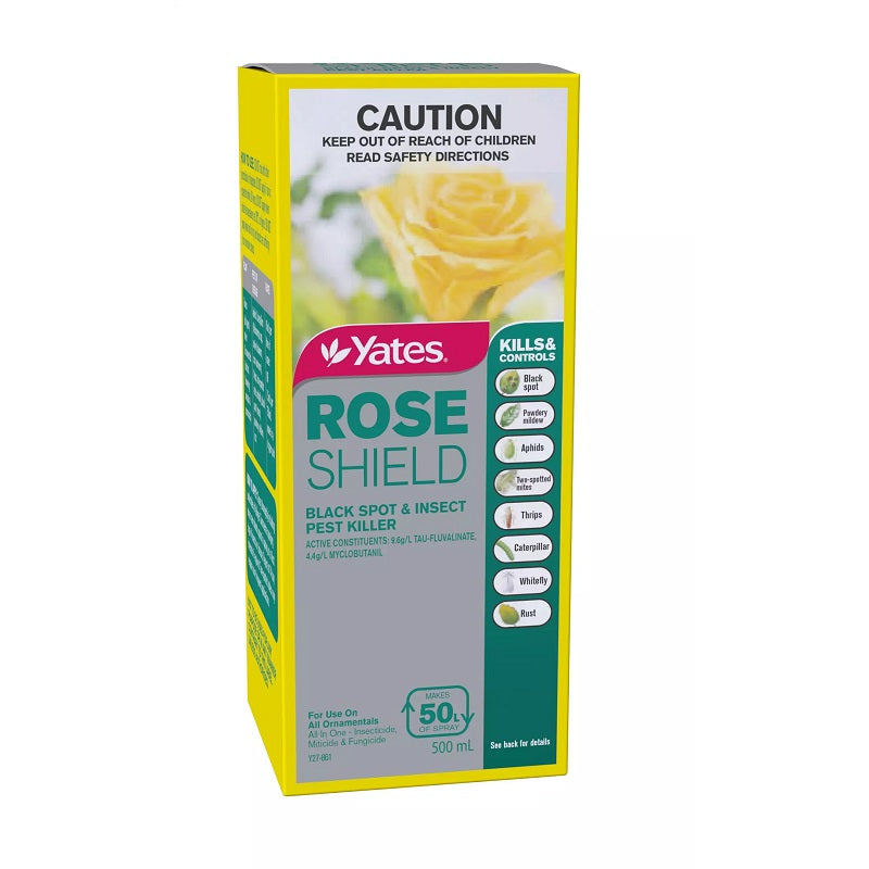 Yates Rose Shield Black Spot And Insect Pest Killer Concentrate 500ml-image-1