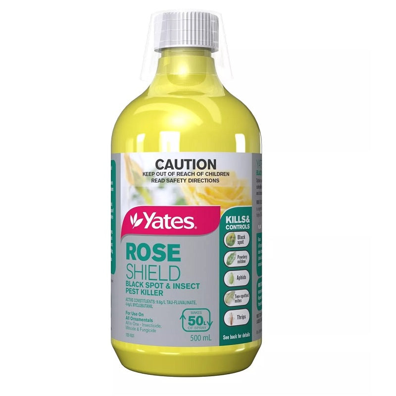 Yates Rose Shield Black Spot And Insect Pest Killer Concentrate 500ml-image-2