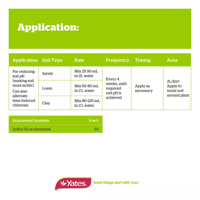 Yates Soil Acidifier Liquid Sulfur 500mL-image-3